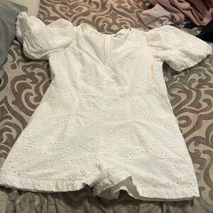 White Romper